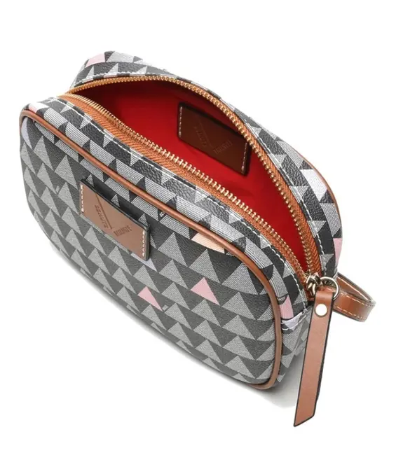 BOLSA MÉDIA KATE NEW TRIANGLE SCHUTZ MARROM