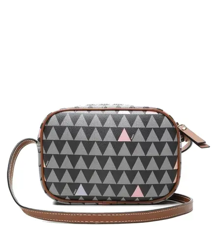 BOLSA MÉDIA KATE NEW TRIANGLE SCHUTZ MARROM