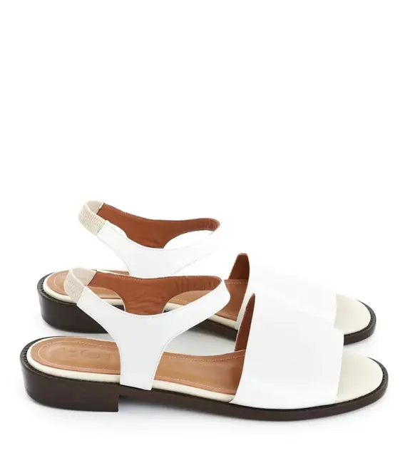 SANDÁLIA SALTO BAIXO KAIA BOTTI BRANCO