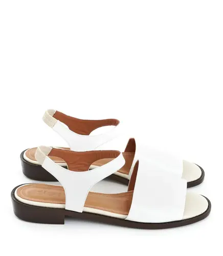 SANDÁLIA SALTO BAIXO KAIA BOTTI BRANCO