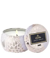 MINI VELA AROMÁTICA LATA 25H SANTAL VANILLE