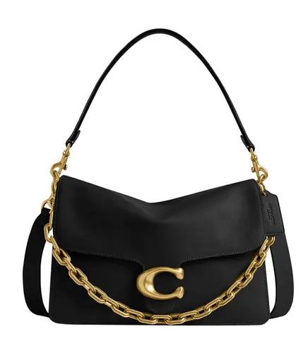 BOLSA COACH NEW YORK CHAIN TABBY SHOULDER 30 PRETO