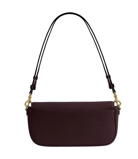 BOLSA COACH NEW YORK BROOK FLAP CHAIN VINHO
