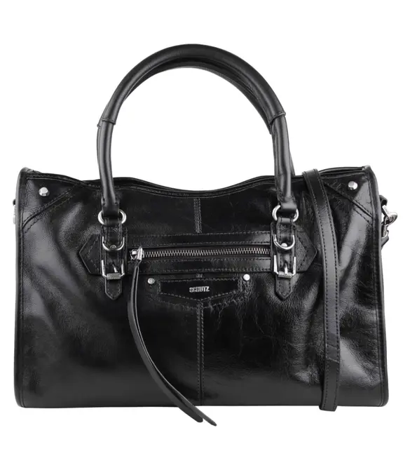 BOLSA GRANDE BOWLING SCHUTZ PRETO