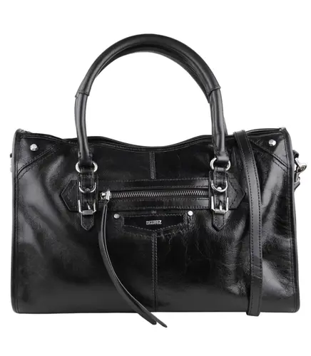 BOLSA GRANDE BOWLING SCHUTZ PRETO