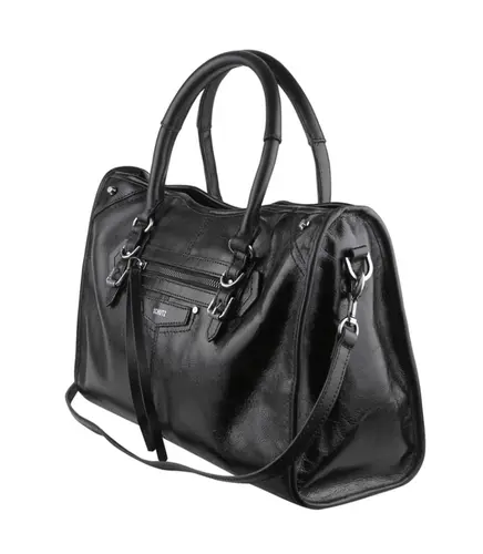 BOLSA GRANDE BOWLING SCHUTZ PRETO
