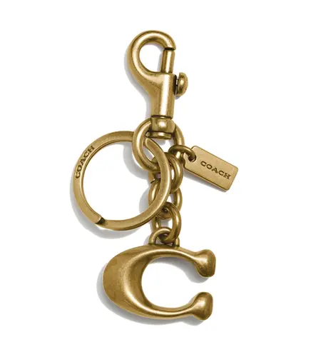 CHAVEIRO COACH NEW YORK C DOURADO
