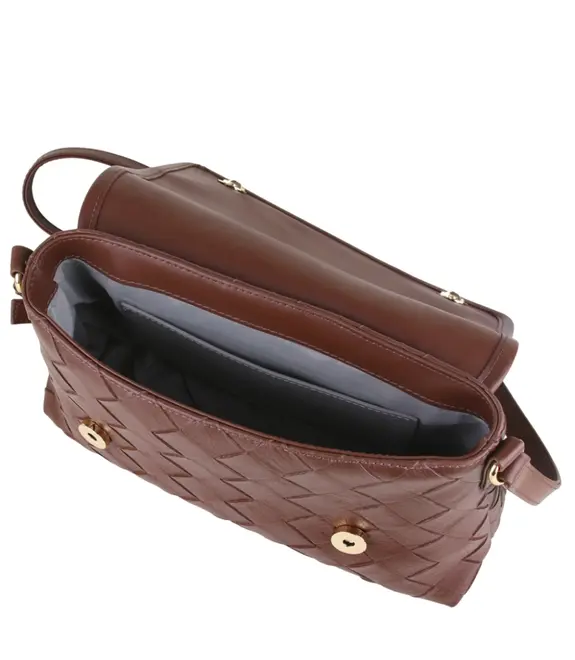 BOLSA MÉDIA TRESSÊ AREZZO MARROM