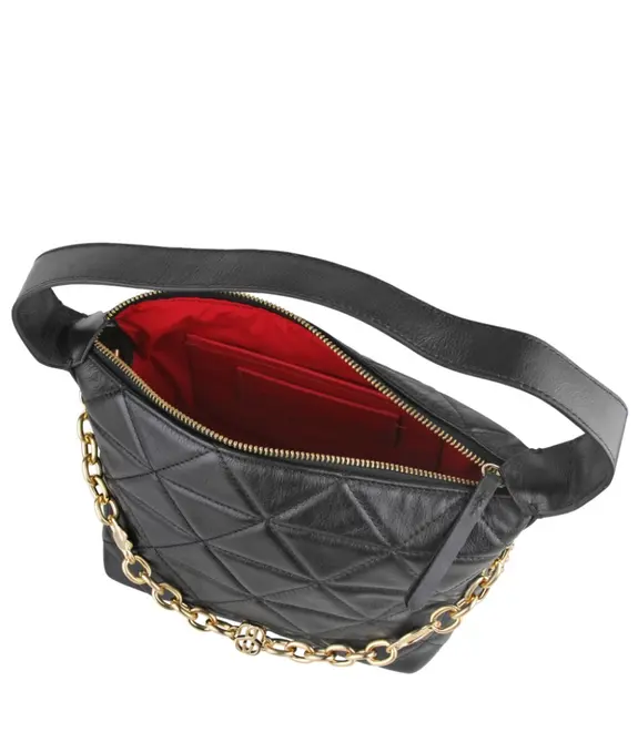 BOLSA MÉDIA HOBO SCHUTZ PRETO