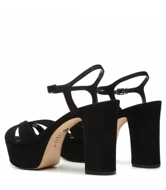 SANDÁLIA PLATAFORMA SALTO ALTO KEEFA SCHUTZ PRETO