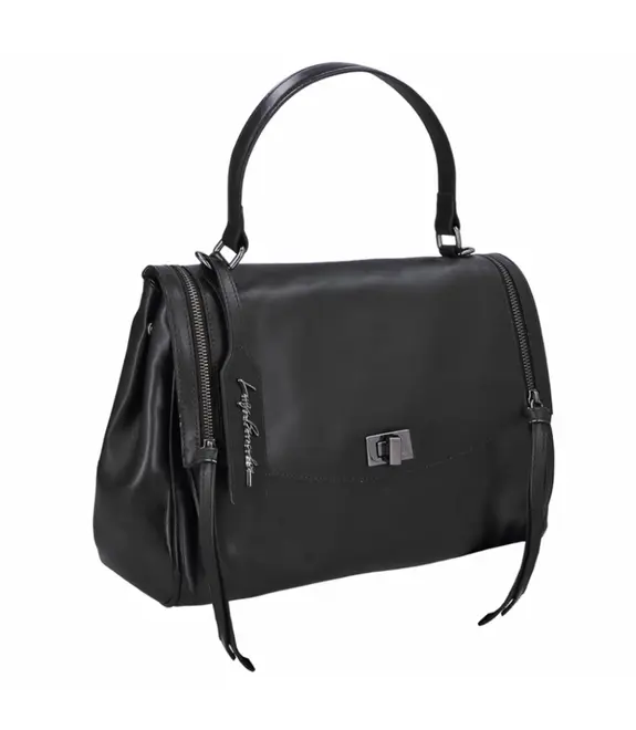 BOLSA MÉDIA LUIZA BARCELOS PRETO