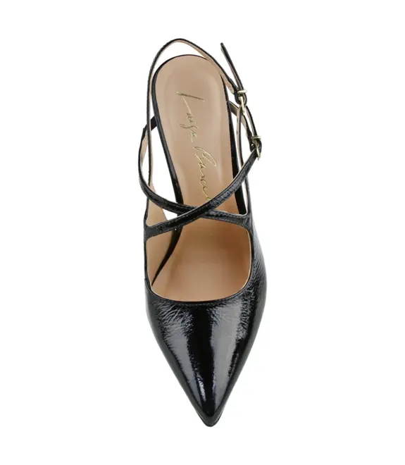 SCARPIN SALTO ALTO SLINGBACK LUIZA BARCELOS PRETO