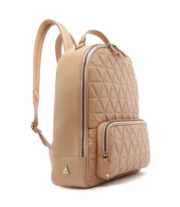 MOCHILA MATELASSÊ SCHUTZ BEGE