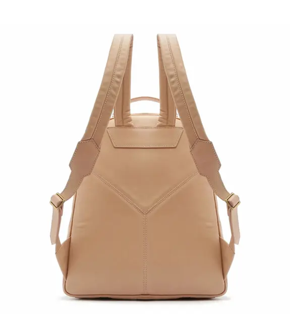 MOCHILA MATELASSÊ SCHUTZ BEGE