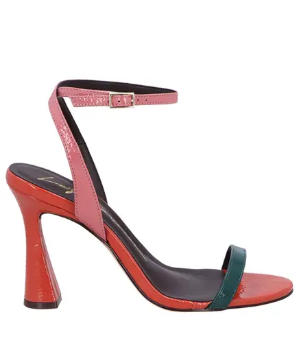 SANDÁLIA SALTO ALTO FLARE LUIZA BARCELOS MULTICOLOR