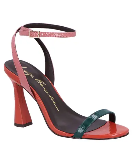 SANDÁLIA SALTO ALTO FLARE LUIZA BARCELOS MULTICOLOR