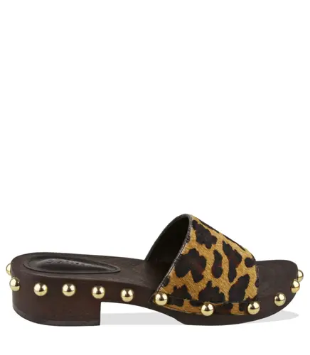 SANDÁLIA SALTO BAIXO SCHUTZ ANIMAL PRINT
