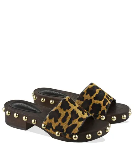 SANDÁLIA SALTO BAIXO SCHUTZ ANIMAL PRINT