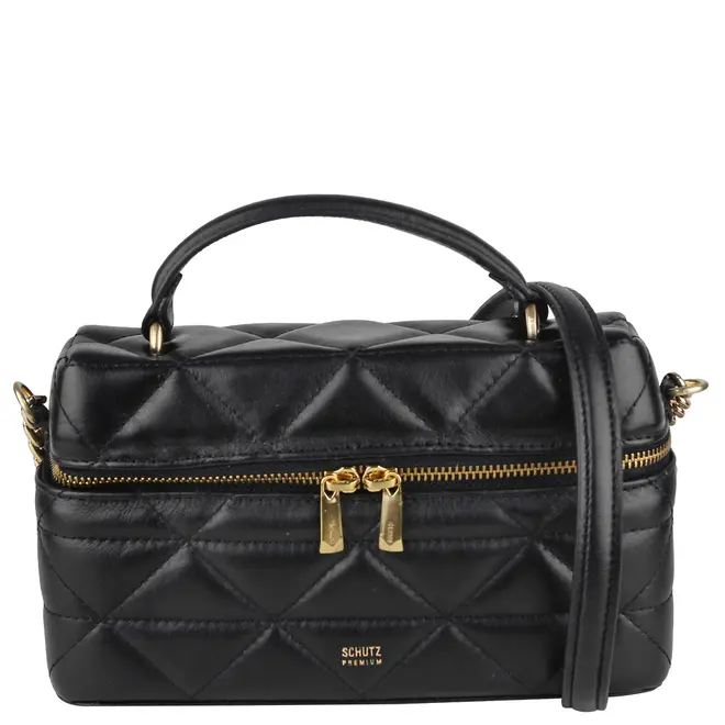 BOLSA MÉDIA SATCHEL VANITY SCHUTZ PRETO