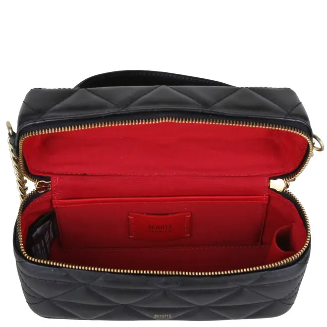 BOLSA MÉDIA SATCHEL VANITY SCHUTZ PRETO