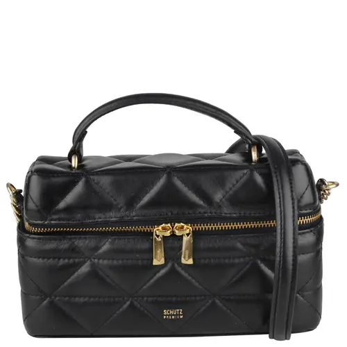BOLSA MÉDIA SATCHEL VANITY SCHUTZ PRETO