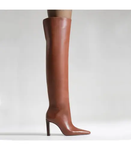 BOTA OVER THE KNEE MARELLA SCHUTZ MARROM