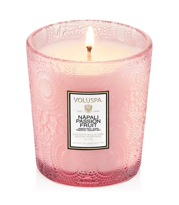 VELA AROMÁTICA COPO VIDRO CLÁSSICO 60H NAPALI PASSION FRUIT VOLUSPA