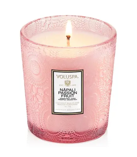 VELA AROMÁTICA COPO VIDRO CLÁSSICO 60H NAPALI PASSION FRUIT VOLUSPA