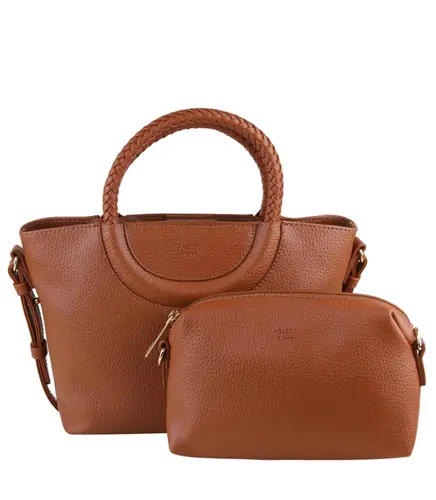 BOLSA MÉDIA TOTE AREZZO CARAMELO