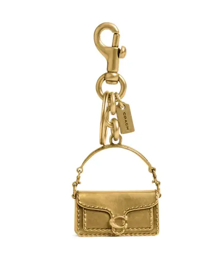 CHAVEIRO COACH NEW YORK TABBY DOURADO