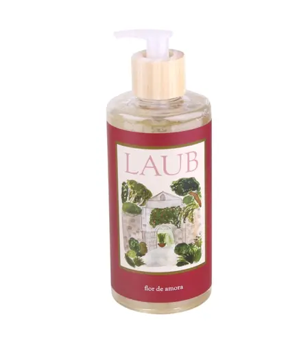 SABONETE LÍQUIDO FLOR DE AMORA LAUB VINHO