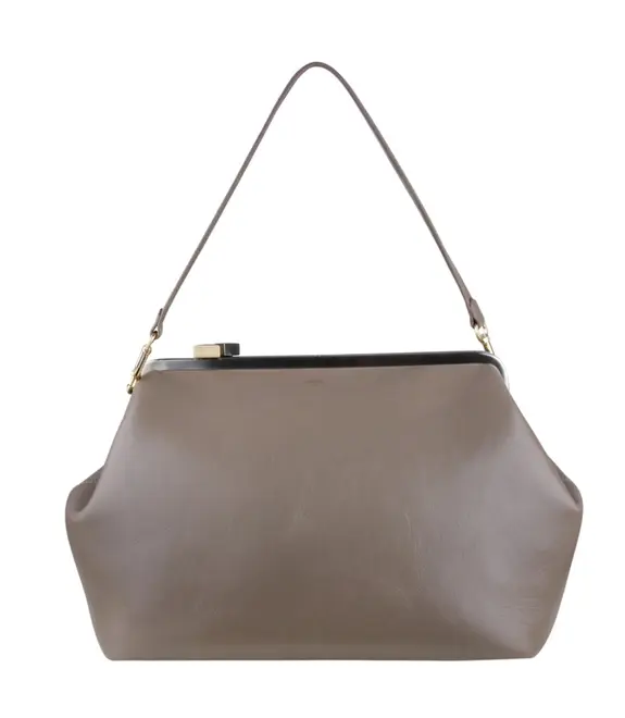 BOLSA GRANDE MAXI CLUTCH SCHUTZ SOHO CINZA