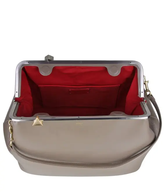 BOLSA GRANDE MAXI CLUTCH SCHUTZ SOHO CINZA