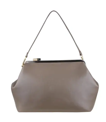 BOLSA GRANDE MAXI CLUTCH SCHUTZ SOHO CINZA