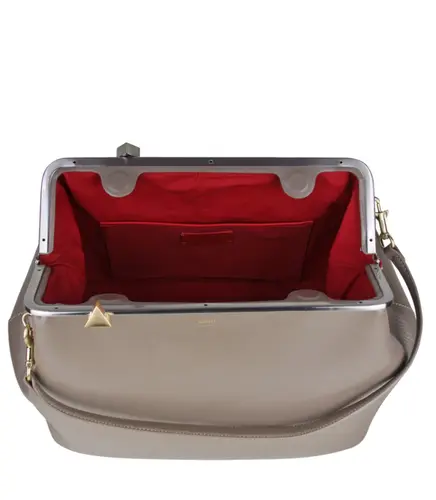 BOLSA GRANDE MAXI CLUTCH SCHUTZ SOHO CINZA