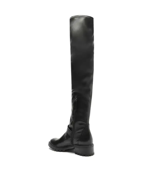 BOTA OVER THE KNEE TRATORADA SALTO BAIXO SCHUTZ PRETO