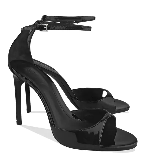 SANDÁLIA SALTO ALTO SCARLETT SCHUTZ PRETO