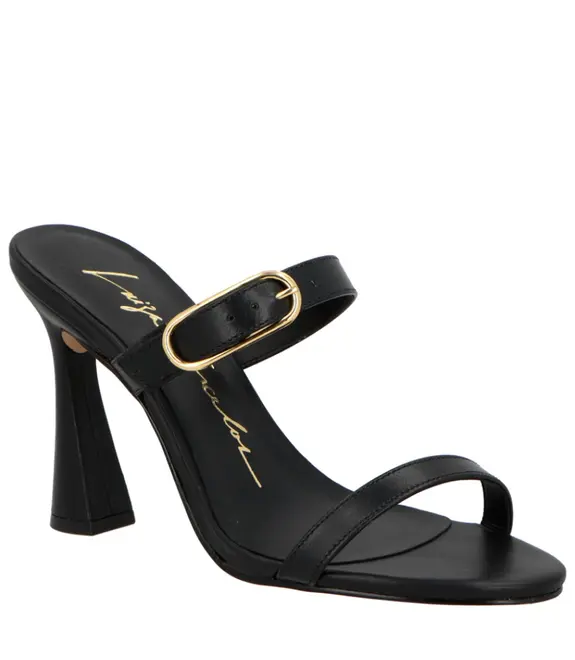 MULE SALTO ALTO LUIZA BARCELOS PRETO