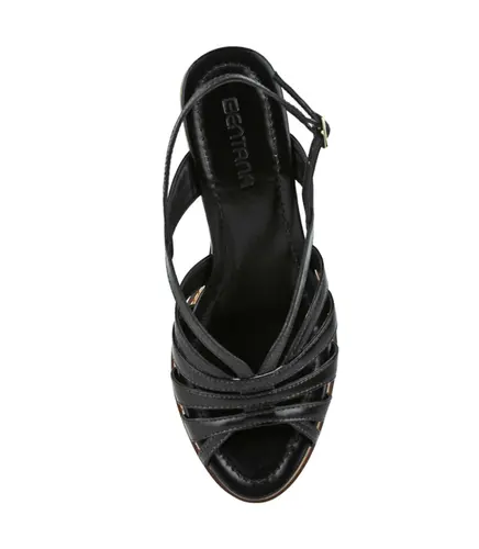 SANDÁLIA SALTO MÉDIO BENTANA PRETO