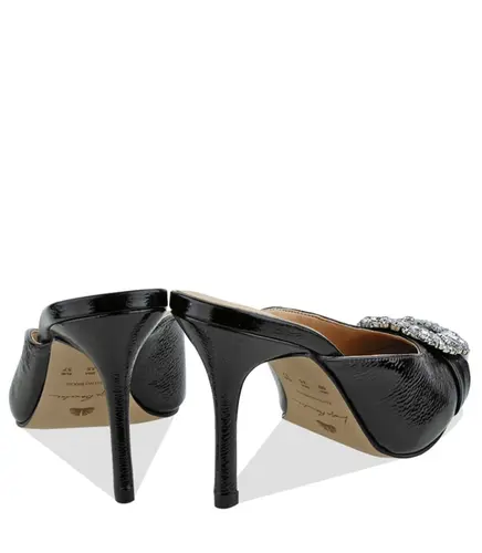 MULE SALTO ALTO LUIZA BARCELOS PRETO