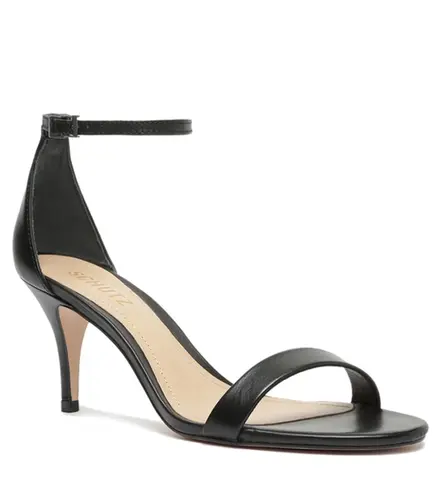 SANDÁLIA SALTO MÉDIO GISELE SCHUTZ PRETO