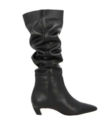 BOTA SALTO BAIXO SLOUCH LUIZA BARCELOS PRETO