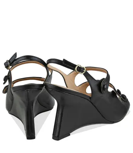SANDÁLIA SALTO ALTO ANABELA LUIZA BARCELOS PRETO