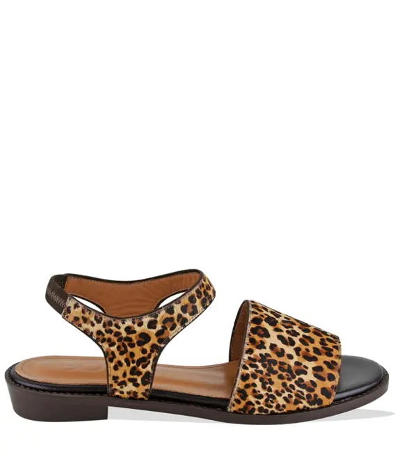 SANDÁLIA SALTO BAIXO KAIA BOTTI ANIMAL PRINT