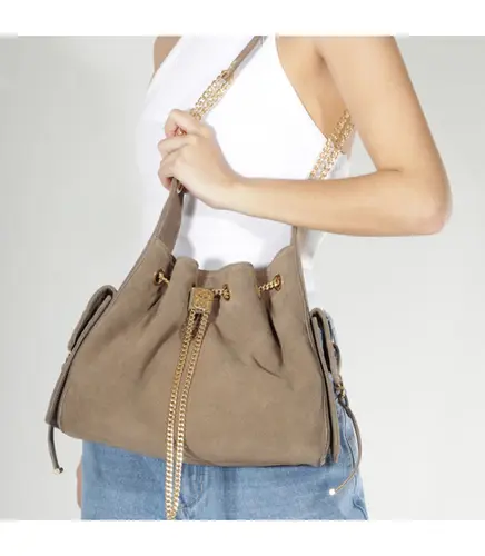 BOLSA GRANDE LILIBET SCHUTZ CINZA