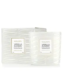 VELA AROMÁTICA COPO VIDRO CLÁSSICO 60H VANILLA SUNDAY VOLUSPA