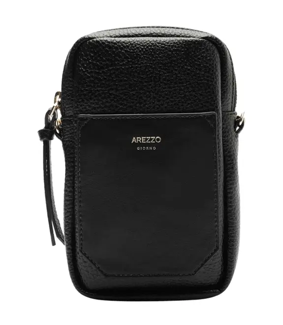 MINI BAG PORTA CELULAR AREZZO PRETO