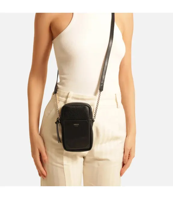 MINI BAG PORTA CELULAR AREZZO PRETO