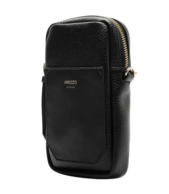 MINI BAG PORTA CELULAR AREZZO PRETO