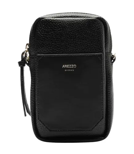 MINI BAG PORTA CELULAR AREZZO PRETO